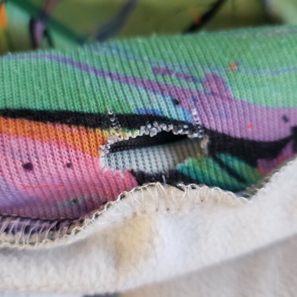 Stay Rad Marble Tie Dye Set4Lyfe Purple Green Blue JG Joggers Large - Picture 14 of 16